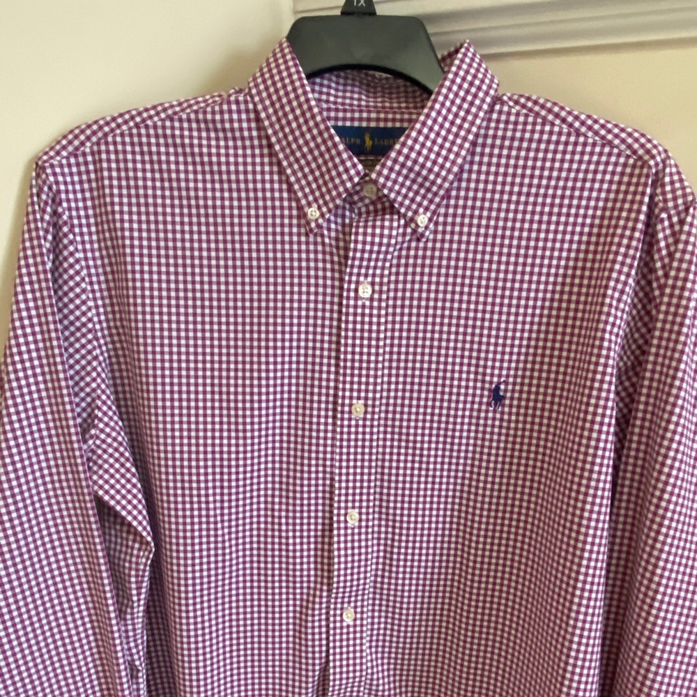 Ralph Lauren Mens Button Down Long Sleeve Size XL